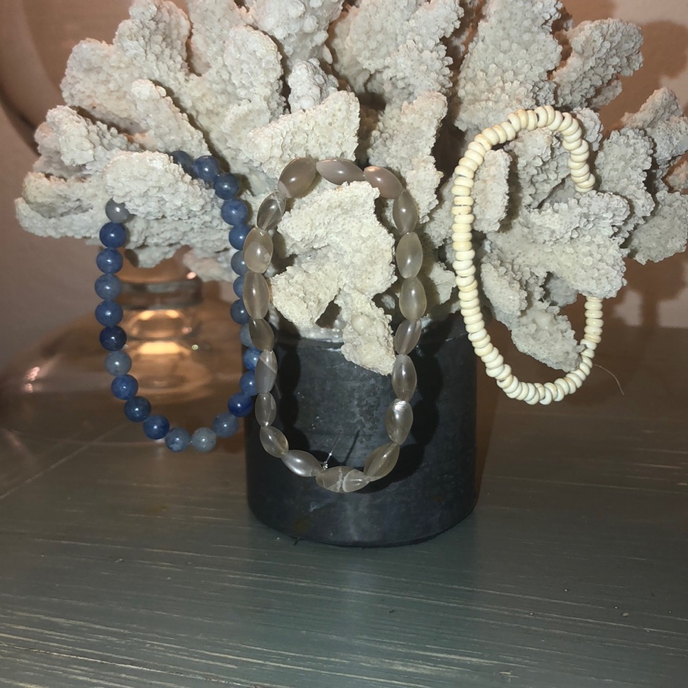 Pack of three neutral bracelets!! Brand new!